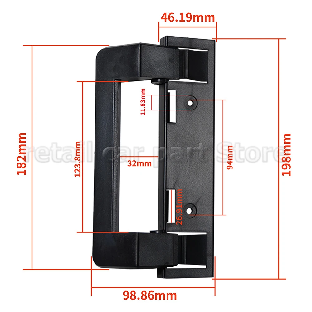 RV Refrigerator Door Handle Fit For Dometic Fridge DM2672 DM2682 DM2872 Parts Replace RV Refrigerator Door Latch 3316882900