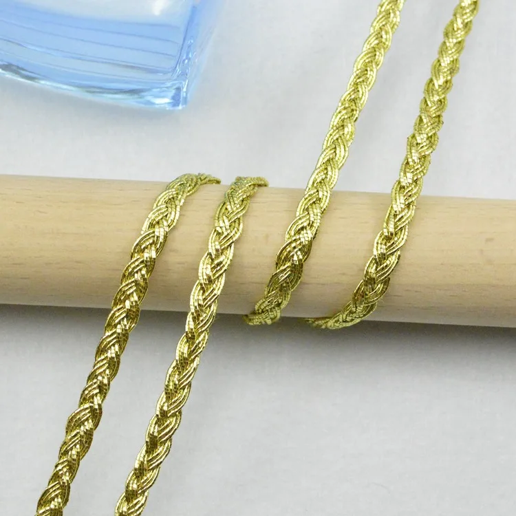 5m/16.4ft each Pack Metallic G - огляд і ціна Cord Trim Twisted