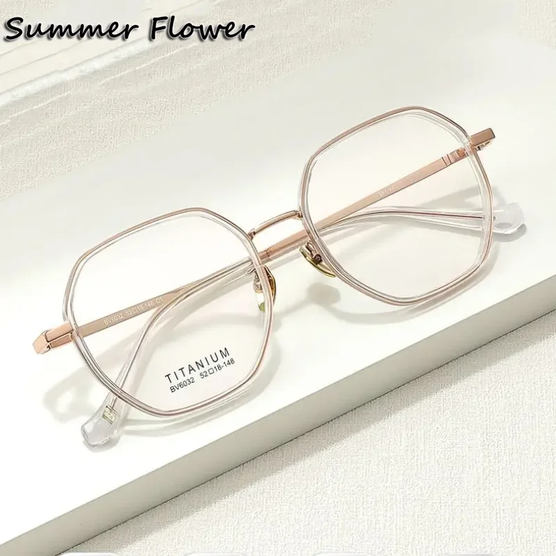 

Octagon Stylish Eyewear Frames Women Fashion Eyeglasses Optical Gafas Myopia Degree Eyewear for Lady
