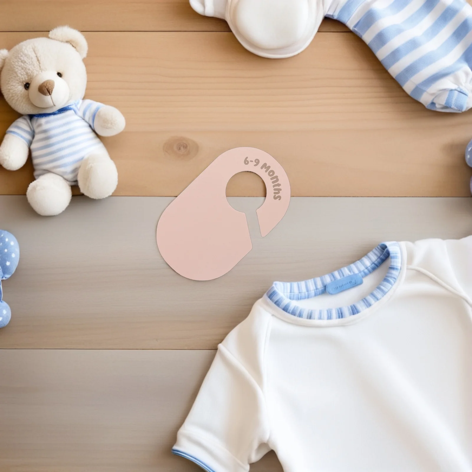 

8pcs Baby Wardrobe Dividers Set Clothing Size Organizer 1-24 Months Newborn Toddler Closet Partition Infant Clothes Separators