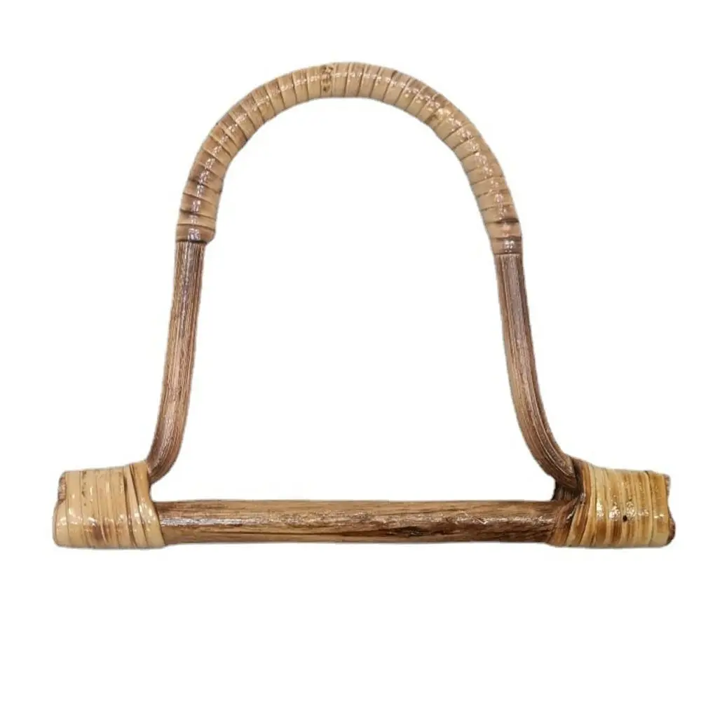DIY Wooden Bag Handle D-shaped for Handbag Cloth Bag Luggage Wooden Purse Handle Handcrafted Accessories Bag Making Bag Strap