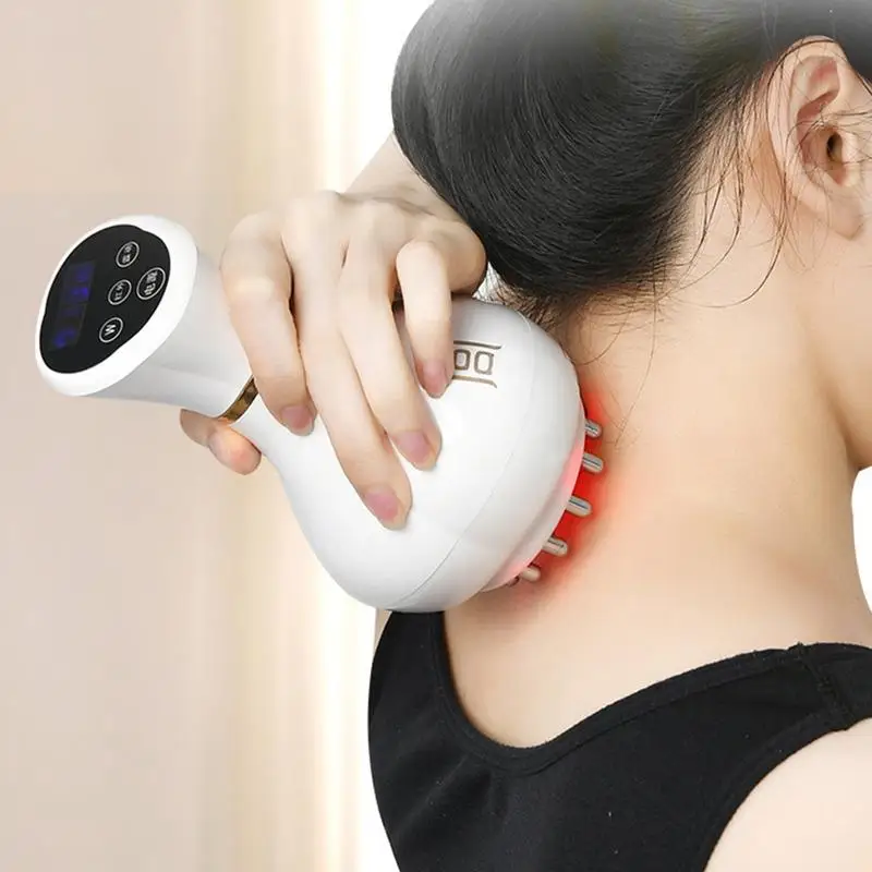 근육 용 전기 마사지 9 모드 진동 마사지 휴대용 마사지 도구 무선 전기 등 마사지 전신