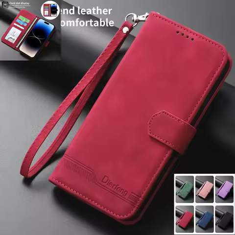 Leather Flip Case For Samsung A04E A04 S A14 A24 A34 A54 A13 A23 A33 A53 A73 Wallet Cover Galaxy A52 A32 A72 A22 A12 A51 A71 4G