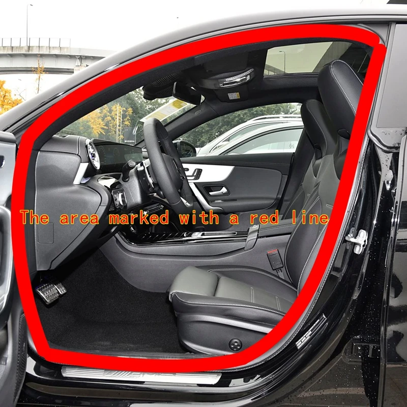 Suitable for Mercedes Benz GLK X204 200 250 260 300 350 4MATIC front and rear door frame sealing strip edge protection strip