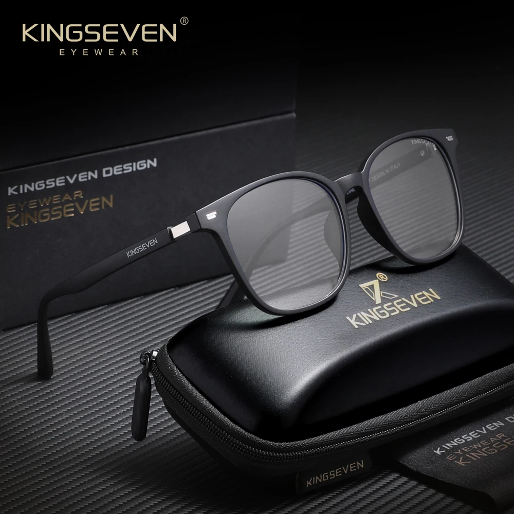 

KINGSEVEN Anti-Blue Ray Glasses Men Women Computer Protective Blue Light Blocking Fashion Students Transparent Lens Eyewear