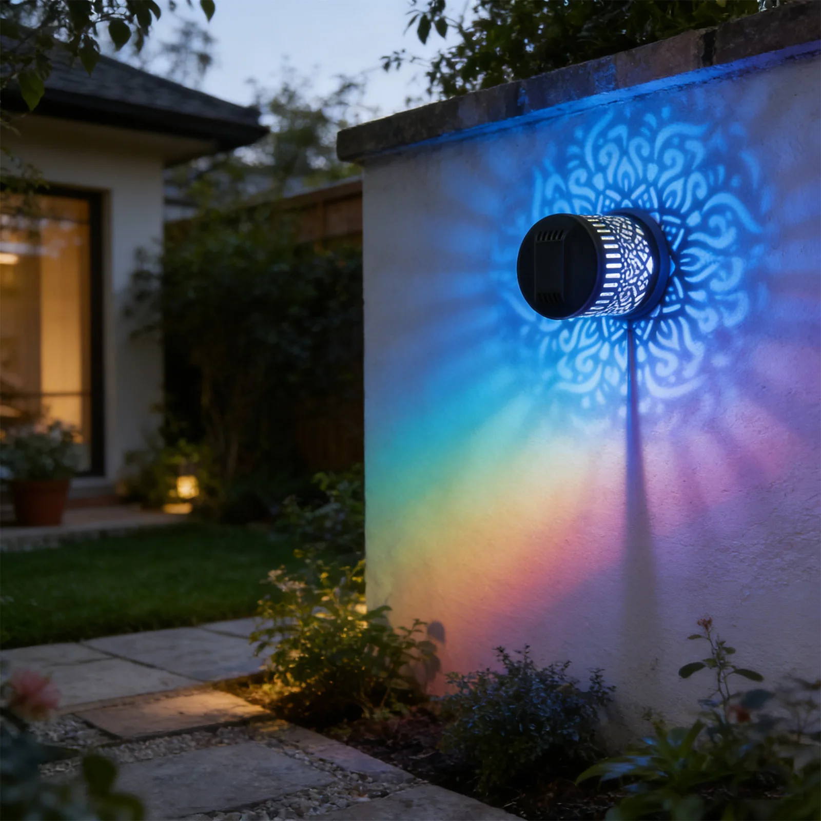 1/2/3/5PCS Solar Mandala Light - Outdoor Lighting For Backyard 评论和价格