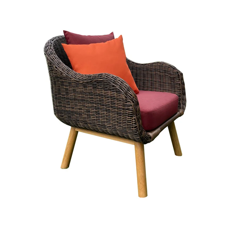 

Outdoor rattan sofa courtyard terrace garden outdoor waterproof and sun protection