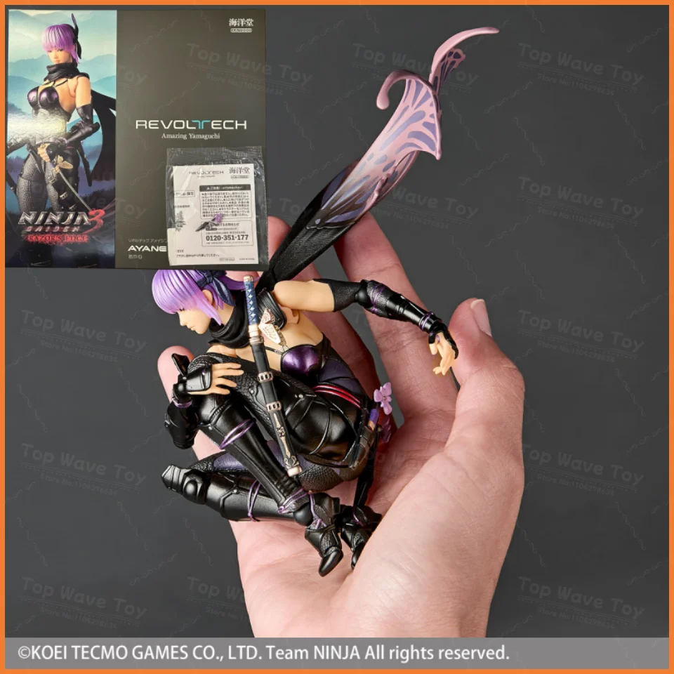 【NUEVO EN STOCK】 KAIYODO Ayane Revoltech increíble YAMAGUCHI Ninja Gaiden Ayane Ninja Gaiden figura de acción cuerpo modelo Juguetes
