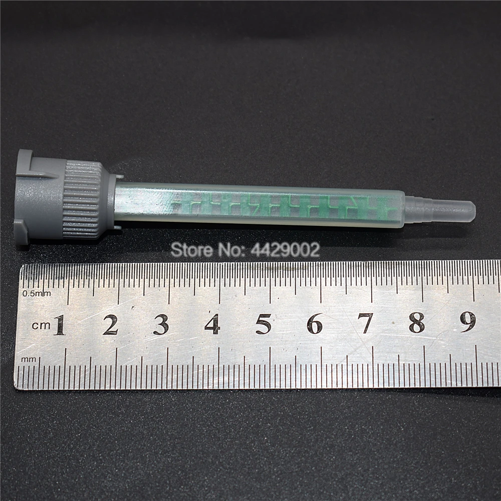 50 Stück quadratische Mischdüsen Bigbong Epoxidharz-Klebstoff-Statikmischer 1:1 AB-Kleber-Mischrohr 90 mm Statikmischdüsen-Werkzeugset – Detail 4