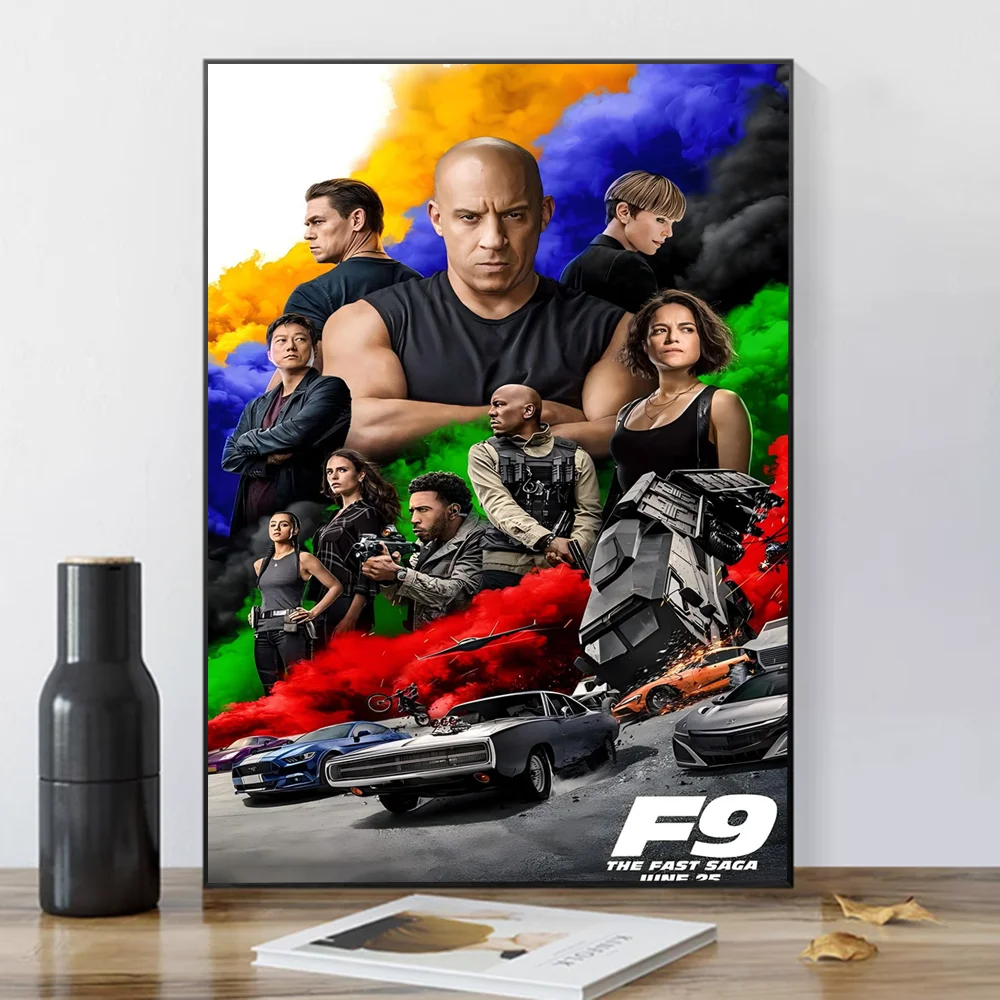 Classic Movies Fast & Furious Series Classic Vintage Posters Vintage Room Home Bar Cafe Decor Nordic Home Decor