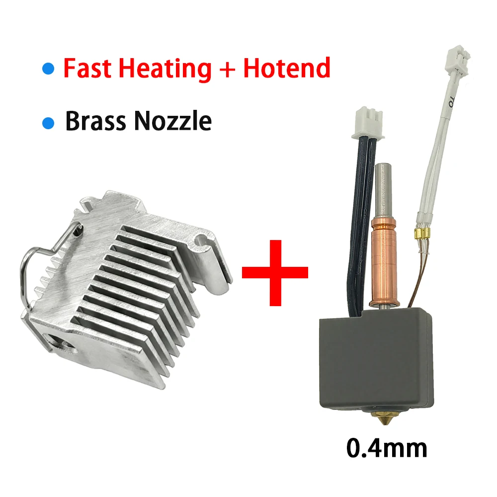 ملحقات الطابعة ثلاثية الأبعاد: مجموعة Hotend لمجموعة Anycubic Kobra 3/3، تتضمن كسر الحرارة/فوهة، تناسب رأس الطباعة Kobra3