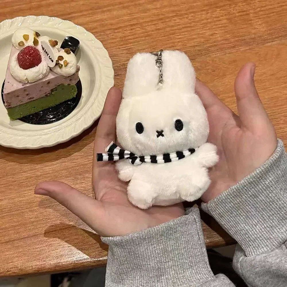 

Kawaii Miffys Dolls Keychains Cartoon Bag Pendants Anime Figure Toys Keyrings Fashion Accessories Cute Decoration Birthday Gifts