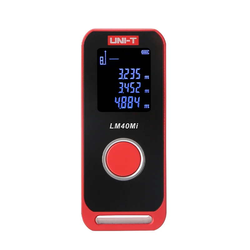 UNI-T LM40Mi/LM60Mi Mini Rechargeable Laser Distance Meters; 40m/60m Digital Electronic Ruler Measuring Instrument