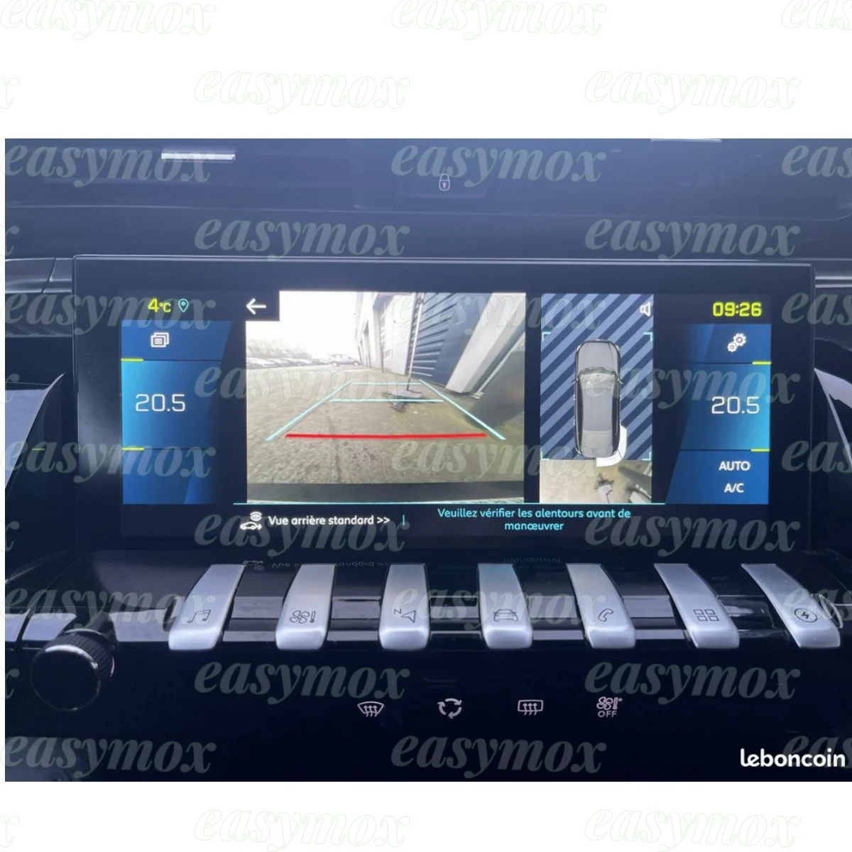 9817435380 LCD DISPLAY 10 Inch for Peugeot 508 2019 2020 2021 2022 Navigation GPS Multimedia Information Screen