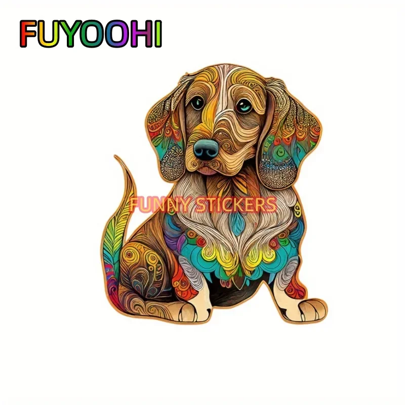 

FUYOOHI Dog Pattern, Car Stickers, Scratch Resistant Stickers, Universal For All Car Bodies,Helmet Stickers, Notebook Stickers