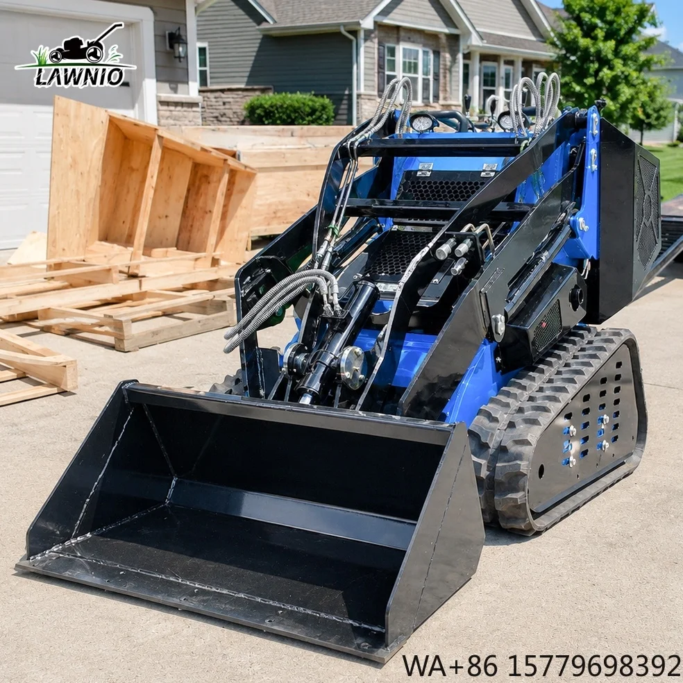 New Model Skid Steer Loader  Optional Twin-Cylinder Engine High Maneuverability for Property Maintenance Skid Steer
