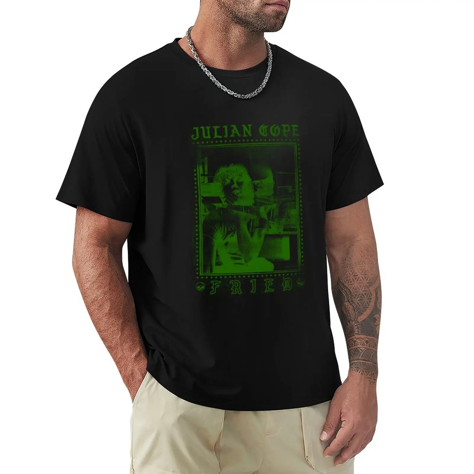 Julian Cope T-Shirt Basic Lightweight Short Sleeve Tee