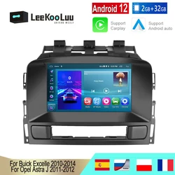 LeeKooLuu 2 Din Car Stereo Radio CarPlay Android Auto GPS WIFI Bluetooth for Buick Excelle 2010-2014 / Opel Astra J 2011-2012