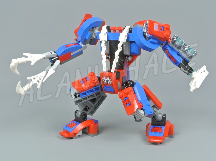 625pcs Super Fighter Revenger Spider Mech Battle Posable Joints Robots 11188 Building Blocks Toy Compatible With Model