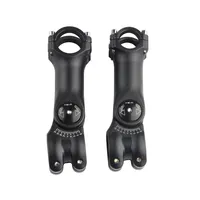 Mountain Bike Adjustable Handlebar 25.4/31.8mm Adjustable Stem Aluminum Alloy Black Forged Stem Bicycle Accessories