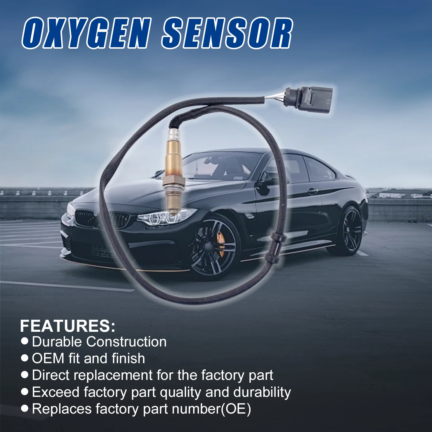 New Lambda Oxygen O2 Sensor 250-24672 For VW Jetta Passat Golf Beetle Touareg Audi A3 Quattro A4 A5 A8 S6 A6 Q7 AM-1077269840