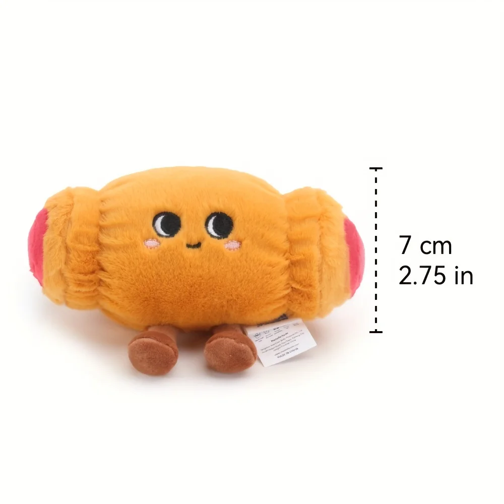 7CM Delicious Dessert Series Yummy World Sausage Bag Plush Toy For Kids