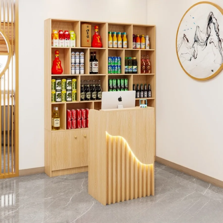 Sophistication Luxury Reception Desk Load-bearing Solid Reception Desk Premium Reinforced Office Furniture Mesa De Recepção LJ40