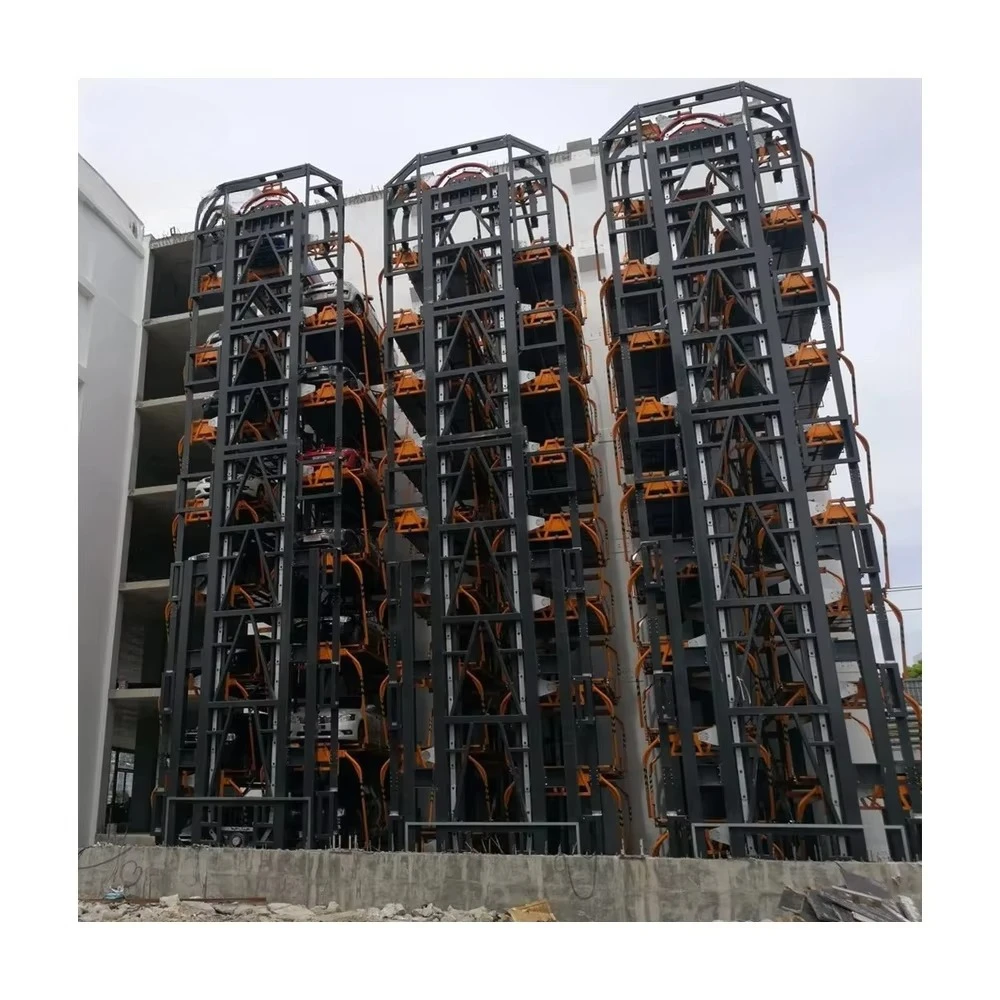 Robotic 8 Sedans Carousel Rotary Parking System Mechanical Automatic Car Parking Equipment