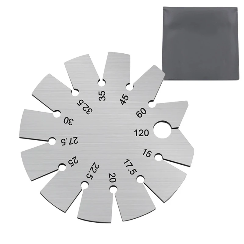 

Stainless Steel Bevel Gauge Angle Protractor Range 15C-120C Gage Tools Diameter 70mm Angle Gauge for Woodworking Tools
