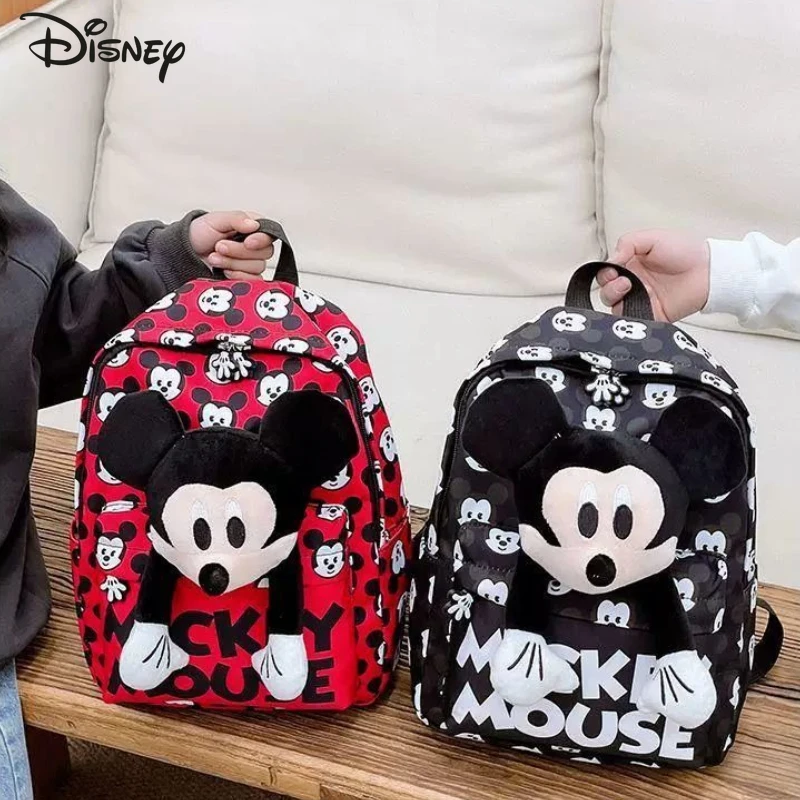 

Disney 2026 New Student Backpack Fashion High Quality Girl Travel Backpack Cartoon Versatile Multi Functional Girl Doll Backpack
