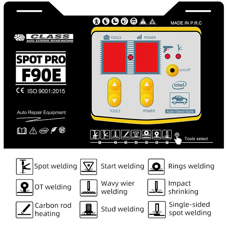 F90E5 Dent Puller Vehicle Repair Machinery Auto Body Repair Car Detailing Body Shop Equipment Metal Dent Repair