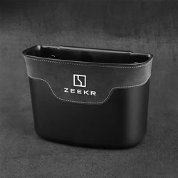 For Geely ZEEKR 001 009 X 2022 2023 2024 1PC Car Hanging Trash Bin Storage Box Case Auto Accessories