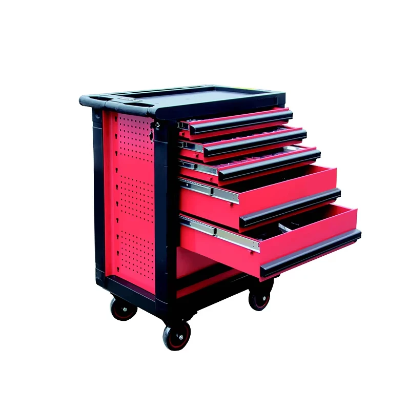 a forIron Roller Cabinet 7 Drawers Keyed Locking System Modern Design Trolley   300kg Load Capacity