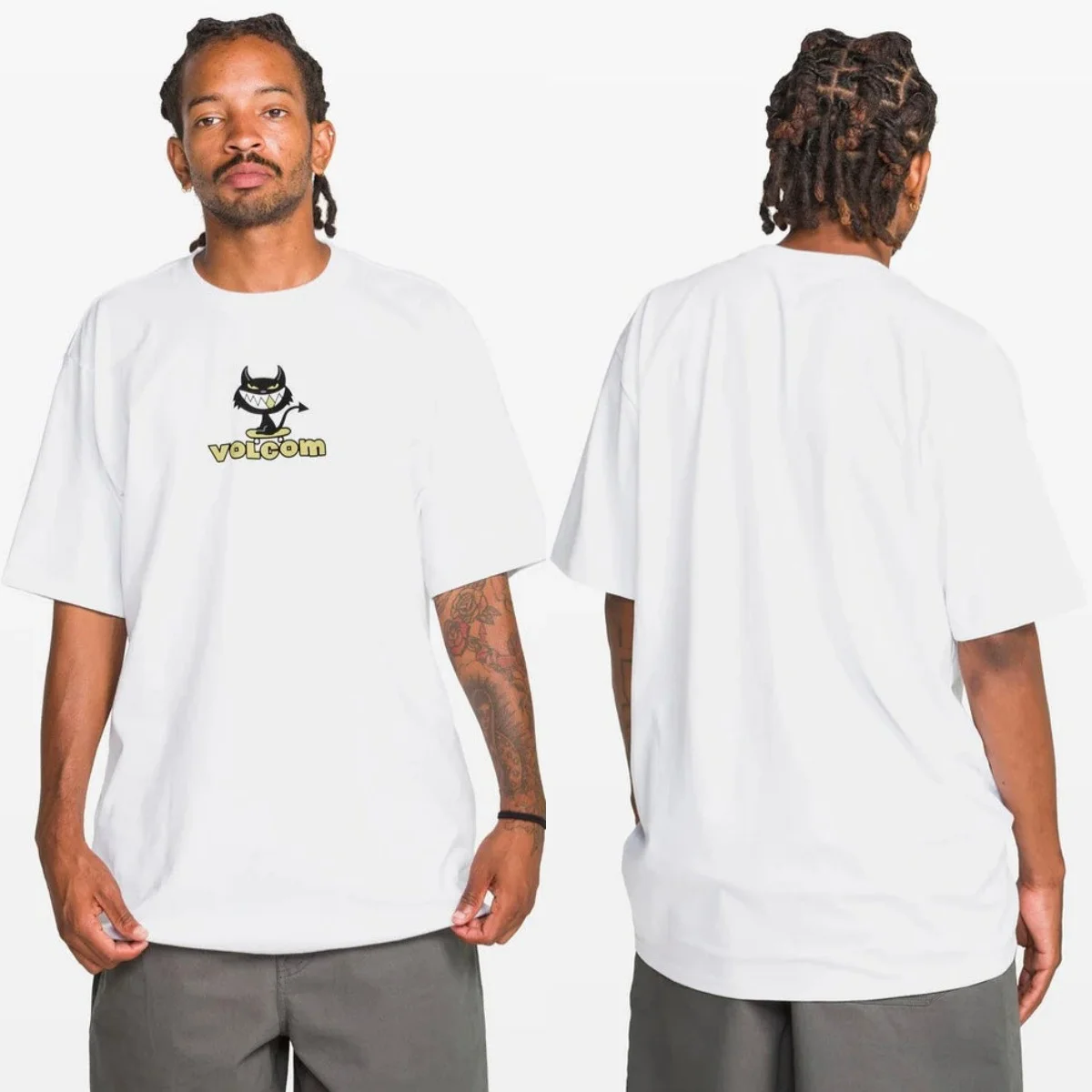 Y2k Volcom Sports Brand T-shirt - Suitable for Daily Outings High-end Luxury Unisex Style Both of Men and Women