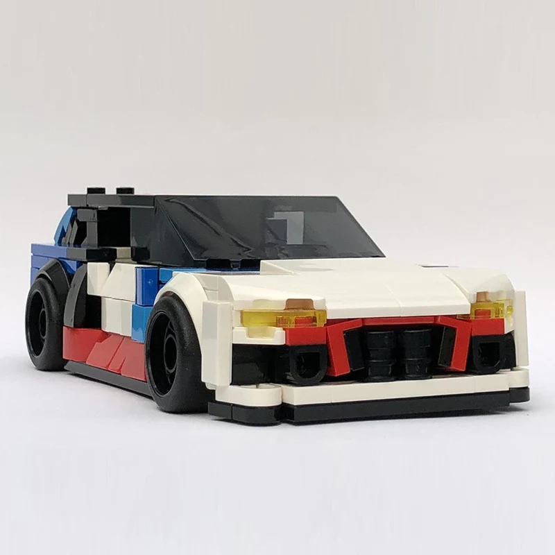 City Car Model MOC Building Bricks RS6 High Performance Station Wagon Modular Technology Children Holiday Gift Assemble Toy Suit