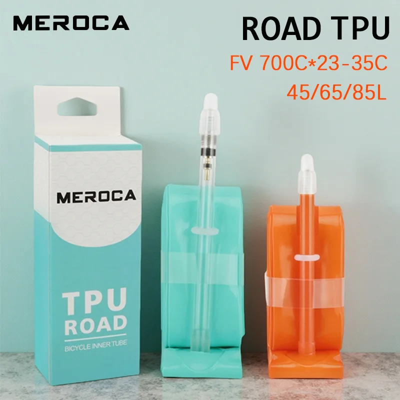 MEROCA tpu inner tube 700c Road bike inner tube 700x28 Bicycle tire inner tube anti-puncture Presta Valve tpu tubes 700c