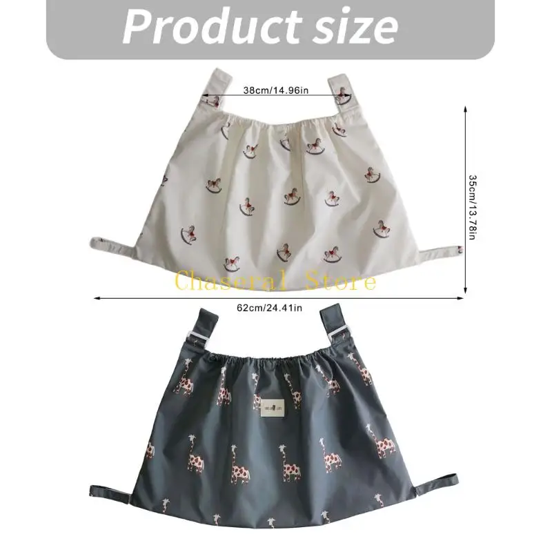 E7CE Spacious Water Resistant Holder Bag For Strollers Great For Outings And Errands