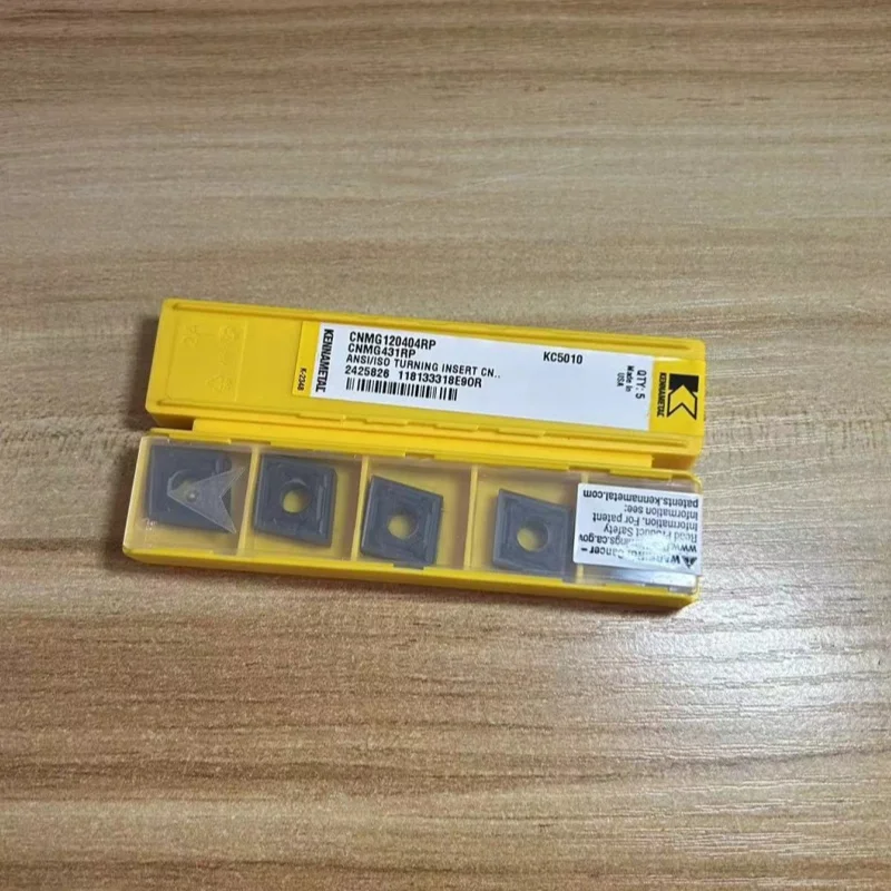 

Kennametal CNMG120404RP KC5010 CNMG120408RP KC5010 turning tool blade carbide inserts Cutting Tools 10Pcs