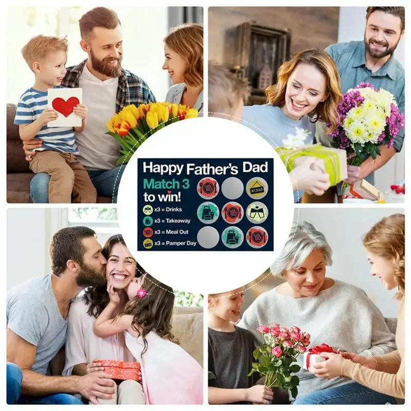 بطاقات تهنئة فريدة من نوعها مع 4 أشياء تحدي للبالغين، متينة وسهلة الاستخدام