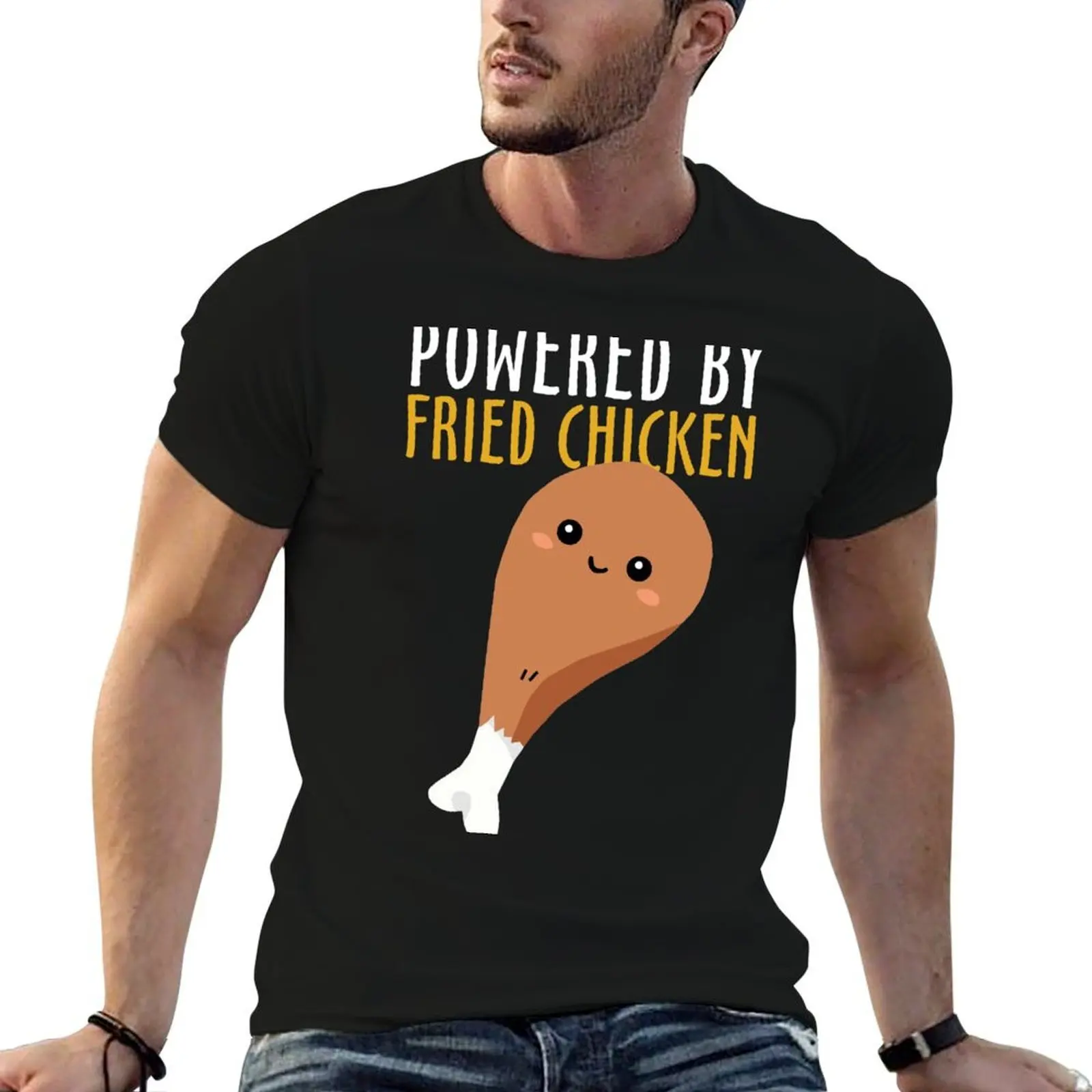 

I Love Fried Chicken T-Shirt t shirt men 100% cotton luxury brand man t shirt graphic t shirts for man cotton T-shirt