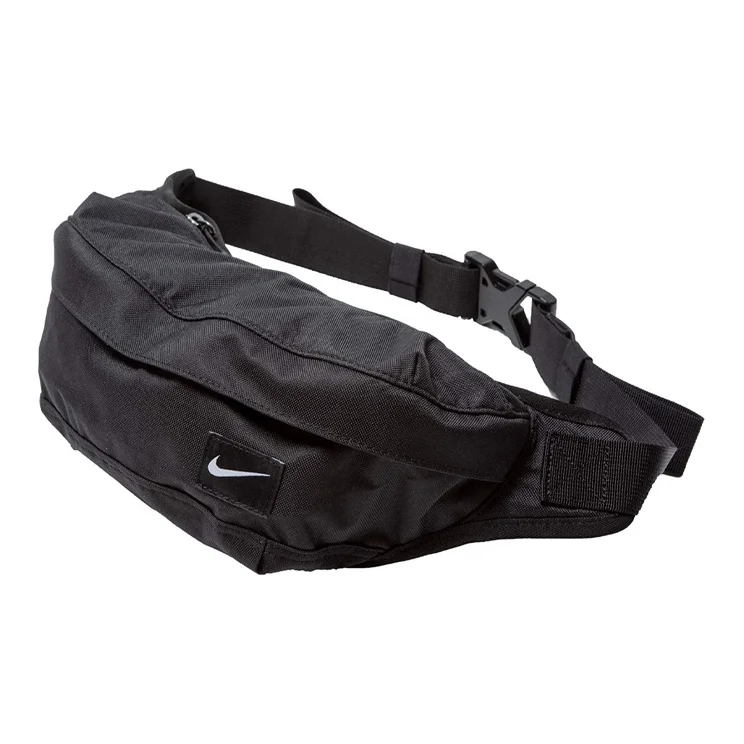 Nike Polyester One Shoulder Crossbody Sling Bag, Fanny Pack Regular Unisex Pure Black BZ9814-067
