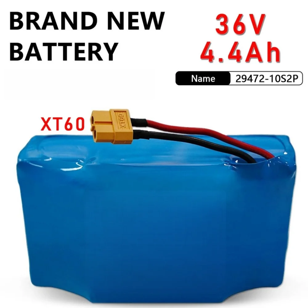 The brand new 10S2P 36V 4.4Ah lithium-ion battery is suitable for the balance plate of the suspended skateboard and skateboard.