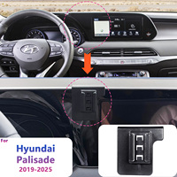 For Hyundai Palisade 2019-2023 2024 2025 Car Phone Mount Wireless Charging Phone Holder Special Fixed Base Holder Accessories
