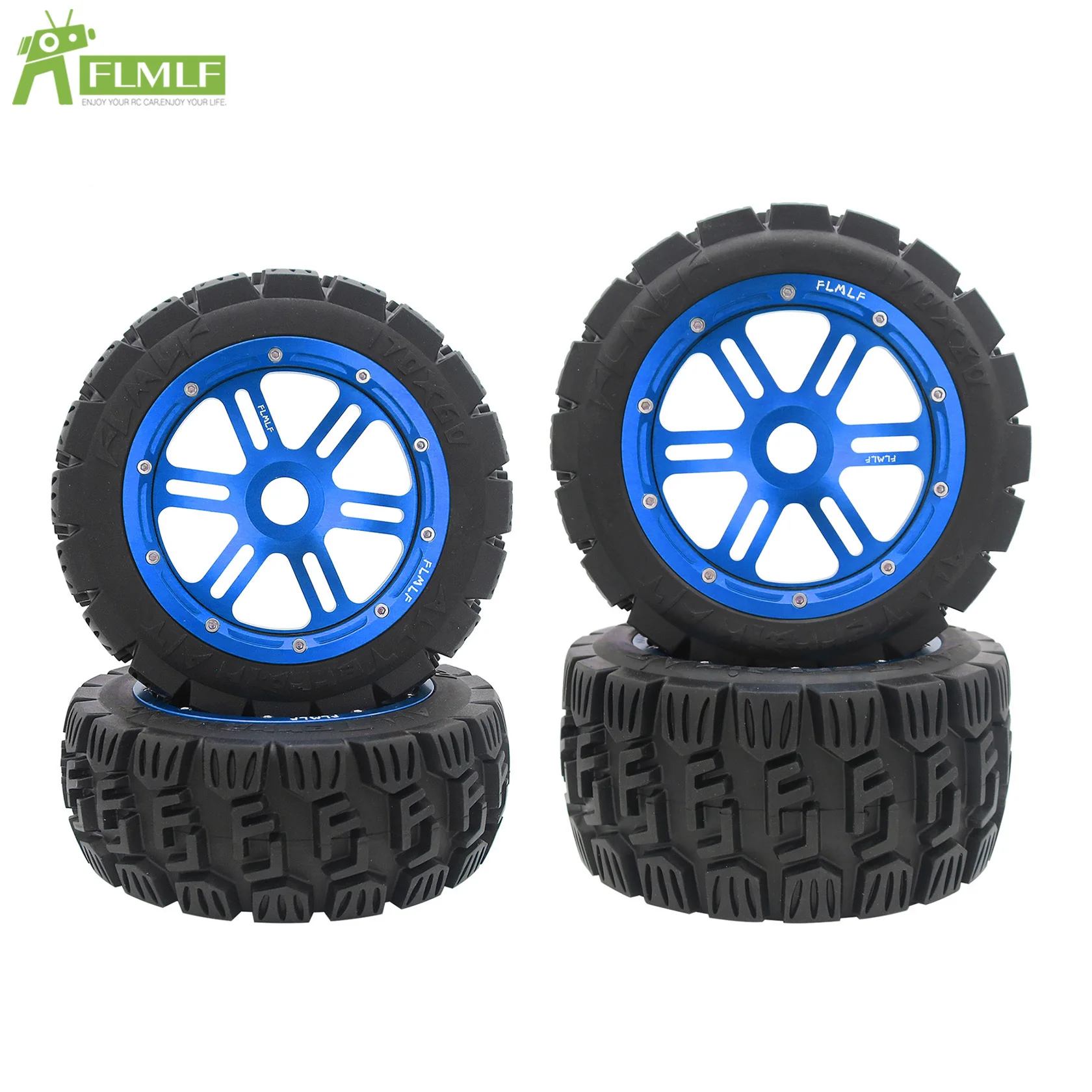 Mozzo ruota esagonale diviso anteriore o posteriore in metallo da 24 mm o set di pneumatici per rinforzare tutti i terreni per parti RC 1/5 HPI ROFUN ROVAN KM BAJA 5B SS