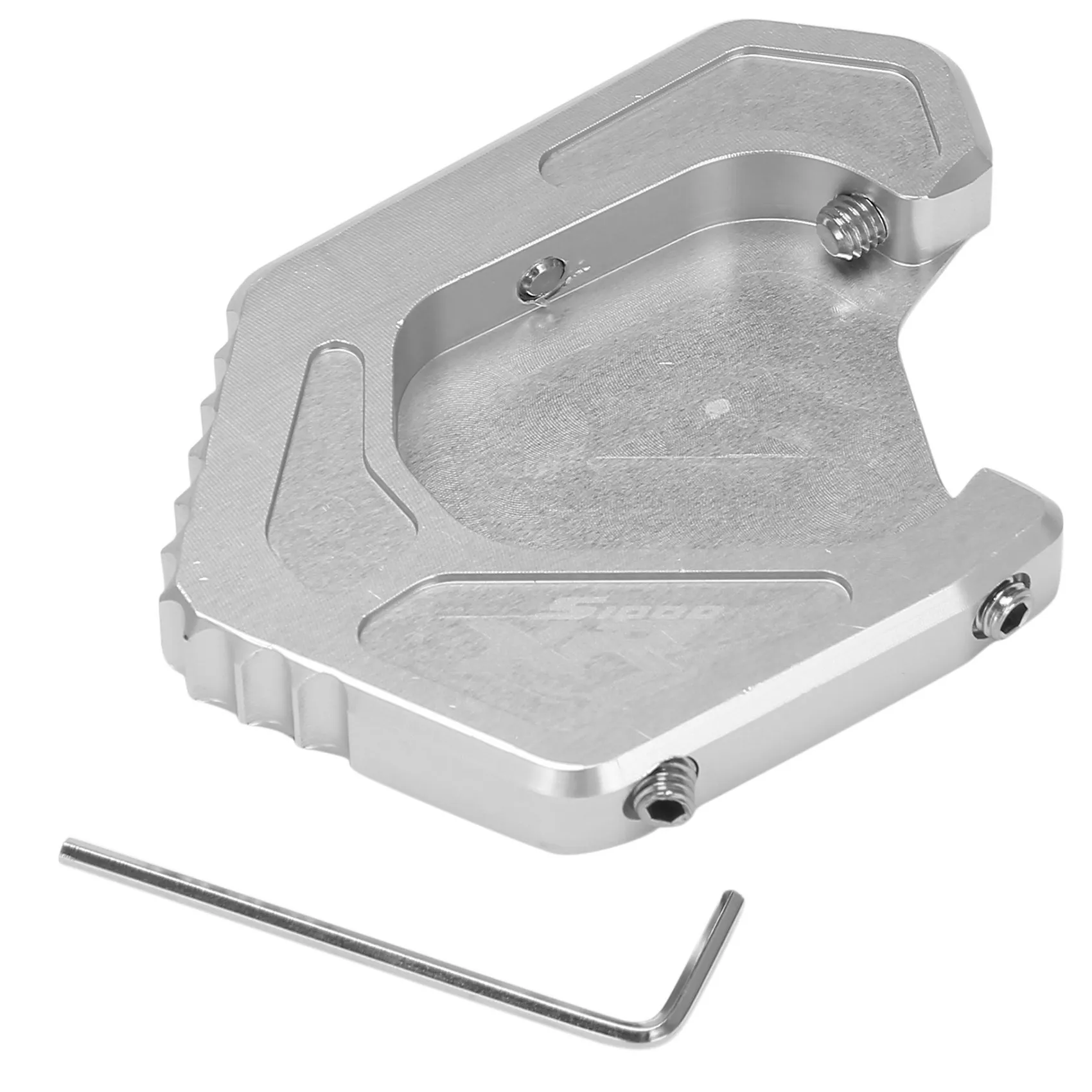 

Motorcycle Enlarged Foot Support Pad Foot Side Support Extension Pad for BMW S1000XR S1000 XR 2020-2022 Silver