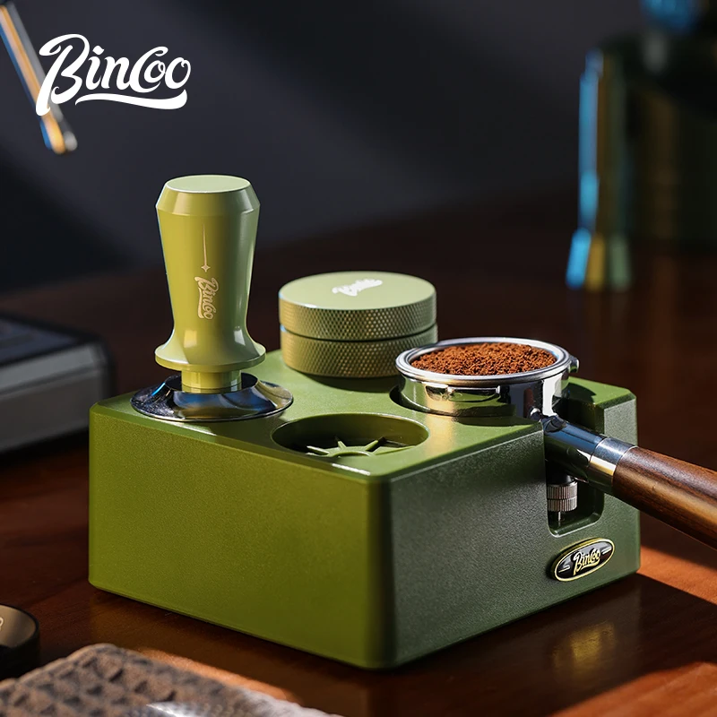 Bincoo Coffee Powder Press Stand Espresso Machine Matching Utensils Handle Support Frame Powder Press Filler Base