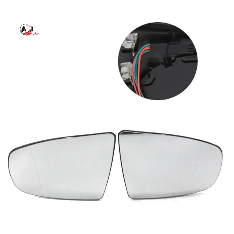 

A10E-Rear View Mirror Side Mirror Glass Heated + Adjustment For BMW X5 E70 2007-2013 X6 E71 E72 2008-2014