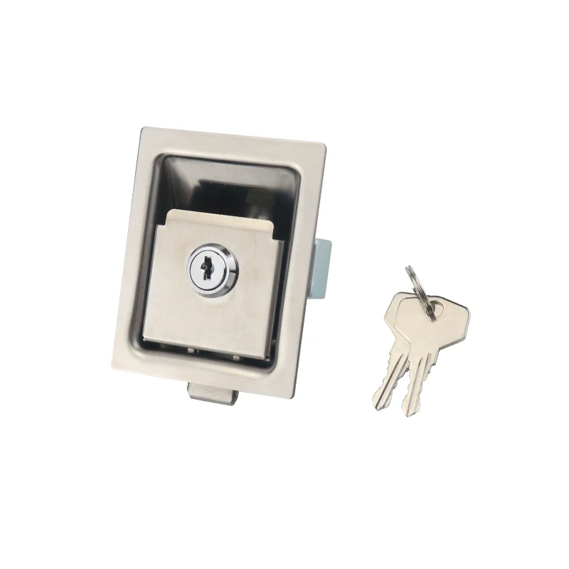 Stainless Steel Flat Collision Lock Industrial Equipment Machinery Switch Cabinet Cabinet Distribution Box Door Lock