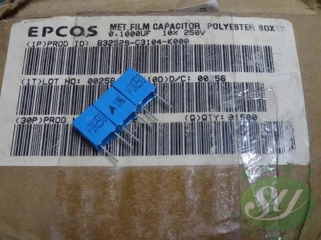 

20PCS EPCOS 0.1uf/250v 100nf u1 104 New film capacitance 5MM