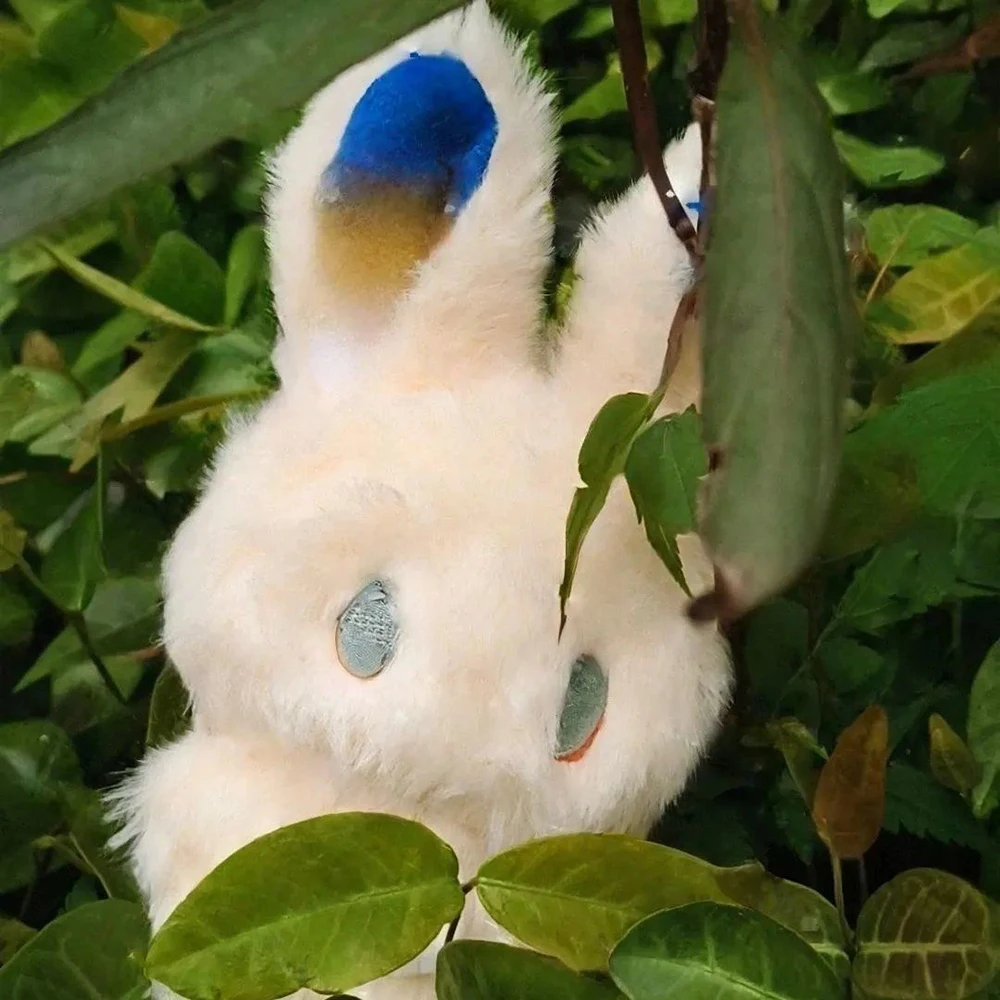 Game Arknights Shu Cosplay Keychain Plush Stuffed Cotton Doll Backpack Cute Rabbit Pendant Keyring Accessories Gift